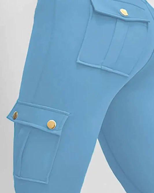 Pocket Design Butt Lifting Active Pants