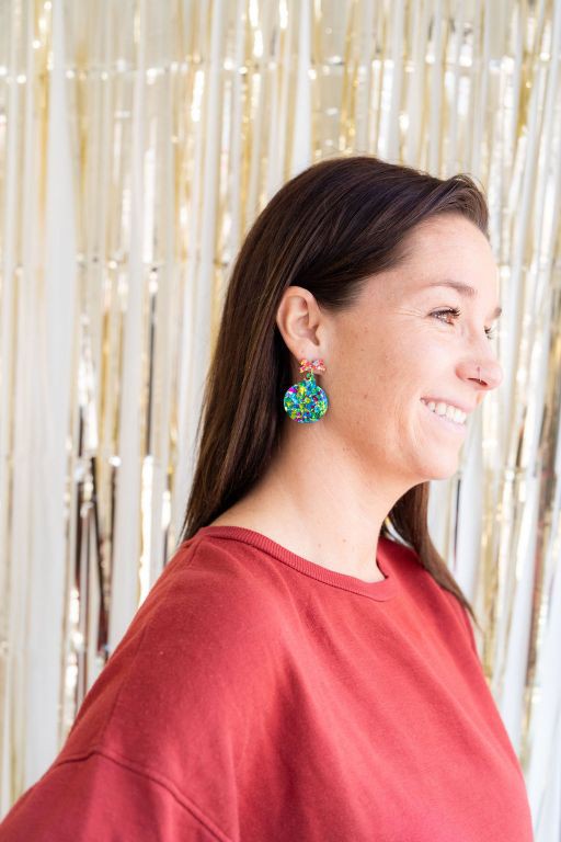 Christmas Ornament - Green Sparkle