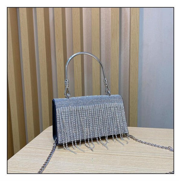 Evening bag Shiny Tassel Rhinestone