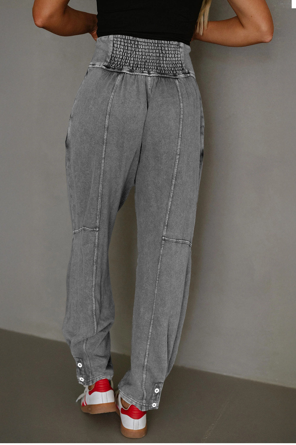 Jogger Style High Waist Pants